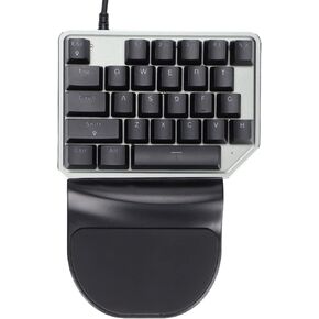 Single Hand Keyboard Mini Gaming Keyboard One Handed Keyboard,Mechanical Game RGB Backlit One Hand Keyboard, Mobile Phone Accessory Wired for PUBG/for