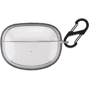 Silicone Case for Bose Ultra Open Earbuds, Shockproof Protective Earbuds Cover with Carabiner Accessories (Clear)