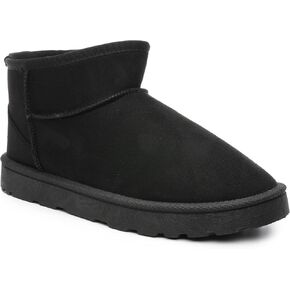 CLOUDAIR Mingle Womens Short Ankle Boots - Faux Fur Lined Slip-on Winter & Snow Boots - Classic Ankle Boot for Outdoor - Anti-Slip, Warm & Comfortable