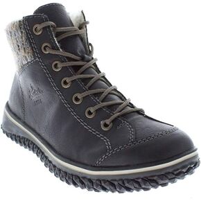 Rieker New Women's Cordula 43 Ankle Boot Schwarz/Graphite 39, 8, Black