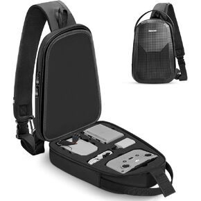 Mini 2 SE Case, Waterproof Hard Carrying Case Travel Large Drone Bag Backpack Fits 15.6 Inch Laptop Compatible with DJI Mini 4K/ Mini 2/ Mini 2 SE Fly More Combo Accessories, Black