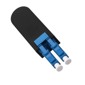 fyboptwu - 4 pcs LC Fiber Optic Loopback Adapter Tester ​Singlemode UPC LC Loopback Plug Standard Duplex LC Connector Loopback Adapter/Test Plug for Testing Applications