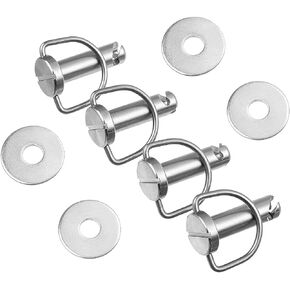 LangPu Fastener-1/4 Turn with Washers/Harley Saddlebag Mounting Pin Bolts/Motorcycle Saddle Bag Fasteners Pins Fits for Harley Touring Softail Road King Electra Street Glide All Year