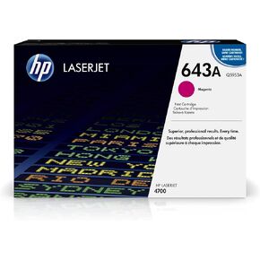 HP 643A Magenta Toner Cartridge | Works with HP Color LaserJet 4700 Series | Q5953A