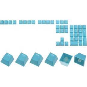 MECCANIXITY 42 Key PBT Keycap Set OEM Profile Backlit Double Shot 60% for Keys Mechanical Keyboard Layout, Purple