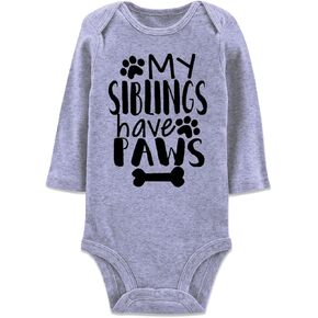Vieille Baby Boys Girls Clothes Long Sleeve Bodysuit Cotton One Piece Romper Outfit 0-12 Months