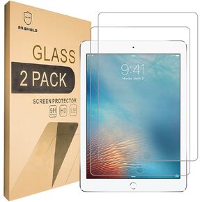Mr.Shield [2-PACK] Designed For iPad Pro 10.5 Inch/iPad Air 3 [Tempered Glass] Screen Protector [0.3mm Ultra Thin 9H Hardness 2.5D Round Edge] with Lifetime Replacement