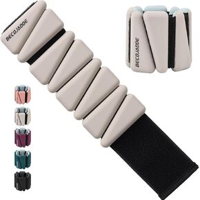 Wrist Ankle Weights Adjustable Training Intensity for Strength Training Walking Running Yoga Pilates Jogging for Women Men Set of 2