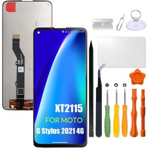 Replacement for Motorola Moto G Stylus 2021 LCD Screen for Moto XT2115 XT2115-1 XT2115DL Screen Touch Digitizer Assembly LCD Display with Repair kit
