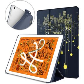 DTTO for iPad Mini 5th Generation 2019 Case, [Gentle Series] Smart Cover Trifold Stand Soft Back Cover for iPad Mini 5th Gen 2019/iPad Mini 4 2015 [Auto Sleep/Wake], Mint Green