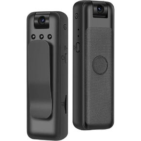 WiFi Camera 180 °Wide-Angle Video,Loop Recording and Recording Camera,1080p High-Definition Infrared Night Vision Sports Camera with 1h Battery Life,Suitable for Outdoor Sports and Driving Recording