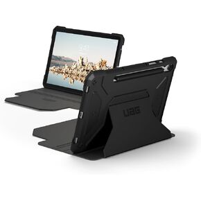 UAG Designed for Samsung Galaxy Tab S9 Case 11" 2023 SM-X710 Metropolis SE Black, Multi-Angle Kickstand Folio with Auto Wake/Sleep & S Pen Holder Rugged Protective Cover by URBAN ARMOR GEAR