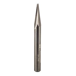 Whiteside #SC54 15° Engraving Bit SC 1/4SH 1/16 Flat Point 2-1/2 OAL 1FL