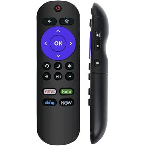 Universal Remote Control Compatible with All Sharp Roku TV LC-50LBU591U LC-50LBU711U LC-55LBU591U LC-55LBU711U LC-43LBU591U LC-32LB601U LC-24LB601U LC-50LB601U LC-40LB601U LC-65Q7370U LC-43LB601U