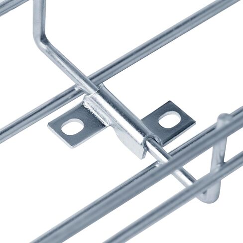 50 حزمة من مشبك الحائط والشماعة المركزية لعلبة الكابلات الشبكية السلكية، مشابك تثبيت على شكل حرف U، وصلة كابل مناسبة لقضيب سلك 4 مم - 6 مم، فولاذ مجلفن in Kuwait