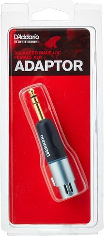 إكسسوارات D'Addario ذكر XLR ذكر إلى محول أنثى متوازن 1/4 بوصة in Kuwait