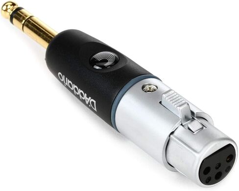 إكسسوارات D'Addario ذكر XLR ذكر إلى محول أنثى متوازن 1/4 بوصة in Kuwait