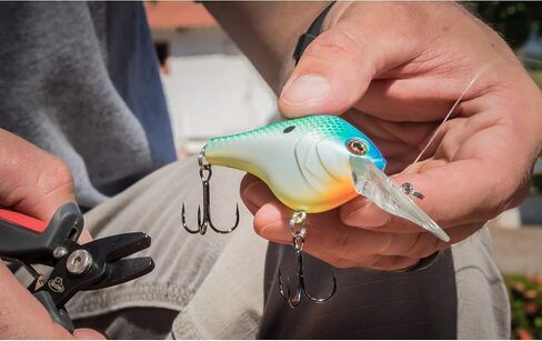 Berkley Flicker Shad Shallow Fishing Lure, Blue Smelt, 2/7 oz, 2 3/4in | 7cm Crankbaits, Size, Profile and Dive Depth Imitates Real Shad, Equipped with Fusion19 Hook in Saudi Arabia
