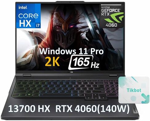 Lenovo Legion Pro 5i 16" Gaming Laptop, Intel Core i7-13700HX, GeForce RTX 4060 （TGP 140W）, 16" WQXGA 165Hz IPS Display, Win 11 pro w/Mouse Pad (32GB RAM | 1TB PCIe SSD) in Saudi Arabia