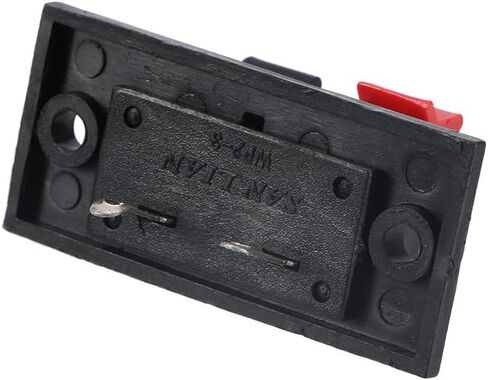 Leadigol 2 Way Spring Speaker Terminal Clip Push Release Connector,Connectors Electronic Block 2 Positions Load Audio Speaker Push-in Jack Speaker Terminals 5pcs in Saudi Arabia