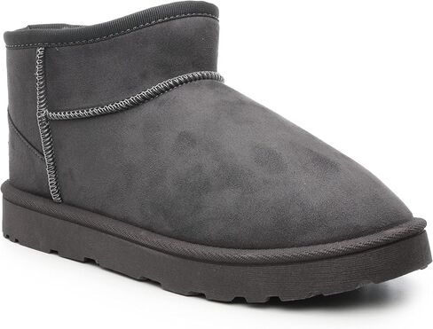 CLOUDAIR Mingle Womens Short Ankle Boots - Faux Fur Lined Slip-on Winter & Snow Boots - Classic Ankle Boot for Outdoor - Anti-Slip, Warm & Comfortable in Saudi Arabia