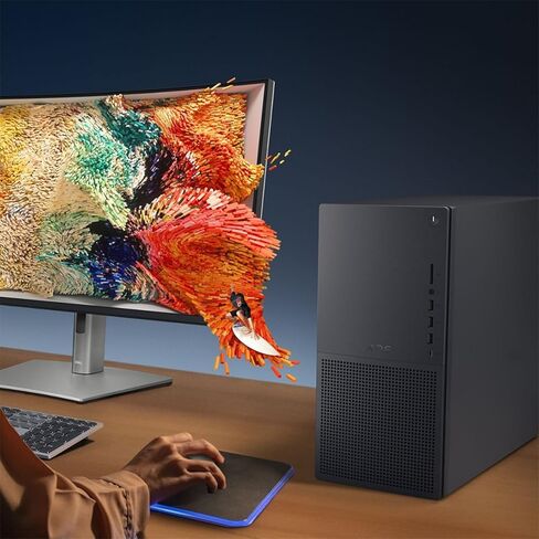 Dell XPS 8960 Desktop Computer, 13th Gen Intel i7-13700 Processor, 64GB DDR5 RAM, 4TB PCIe SSD, Intel UHD Graphics 770, USB-C, DisplayPort, Killer Wi-Fi, SD Card Reader, Windows 11, Black in Saudi Arabia