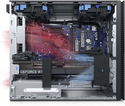 كمبيوتر مكتبي Dell XPS 8960، معالج Intel i7-13700 من الجيل الثالث، ذاكرة الوصول العشوائي DDR5 سعة 64 جيجابايت، SSD PCIe 4 تيرابايت، Intel UHD Graphics 770، USB-C، DisplayPort، Killer Wi-Fi، قارئ بطاقة SD، Windows 11، أسود in Kuwait