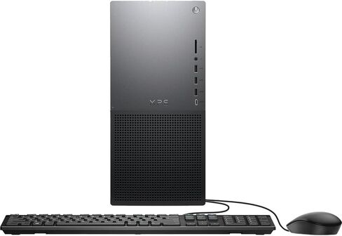 كمبيوتر مكتبي Dell XPS 8960، معالج Intel i7-13700 من الجيل الثالث، ذاكرة الوصول العشوائي DDR5 سعة 64 جيجابايت، SSD PCIe 4 تيرابايت، Intel UHD Graphics 770، USB-C، DisplayPort، Killer Wi-Fi، قارئ بطاقة SD، Windows 11، أسود in Kuwait