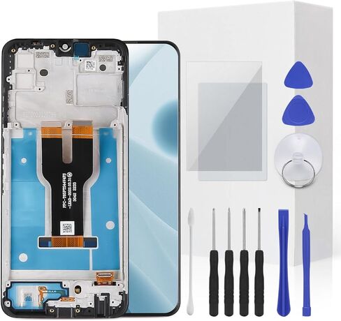 for T Phone REVVL 6 5G TMAF025G Screen Replacement Kit Full LCD Screen Display Touch Digitizer Frame Full Assembly with Repair Tool for Model T Phone REVVL 6 5G 6.52inch in Kuwait