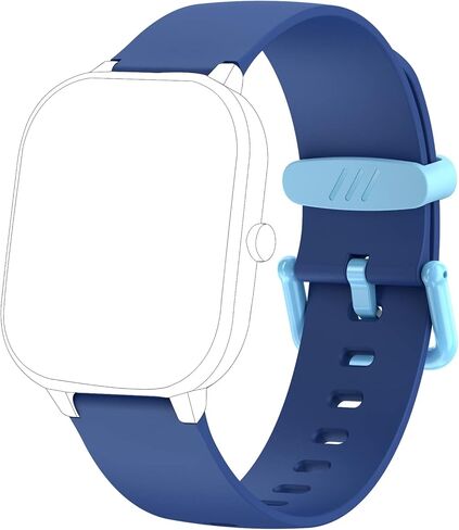 Soft Silicone Smart Watch Replacement Strap 16mm for Boys Girls in Saudi Arabia