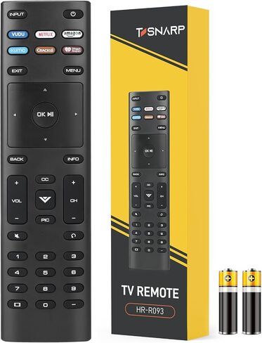Remote (XRT140) with Vudu/Netflix/Prime/Disney/Hulu/Redbox Keys - Black in Saudi Arabia
