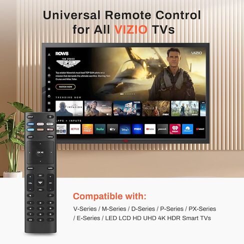 Remote (XRT140) with Vudu/Netflix/Prime/Disney/Hulu/Redbox Keys - Black in Saudi Arabia