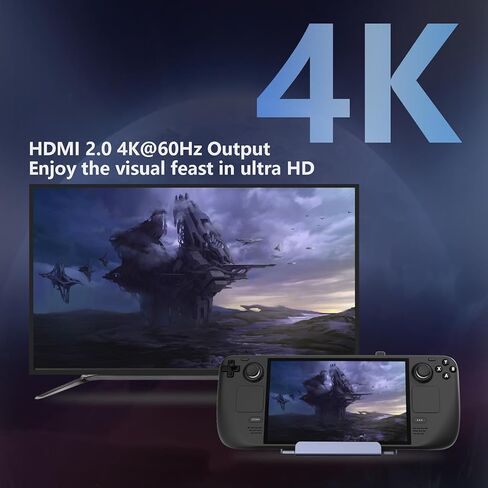 Tiergrade USB C Hub Multiport Adapter, 6 in 1 Hub with 4K HDMI, USB-A 3.0 * 3, Micro USB, Audio and Gigabit Ethernet for MacBook Pro Chromebook Pixel Steam Deck Docking Station in Kuwait