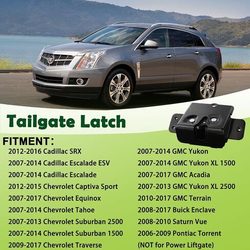omoZone 931-107 Power Trunk Tailgate Latch Liftgate Door Lock Actuator Compatible with Chevy Suburban Tahoe,Cadillac CTS Escalade SRX,GMC Yukon Terrain,Buick Enclave Replaces 13581405 13501872 in Saudi Arabia