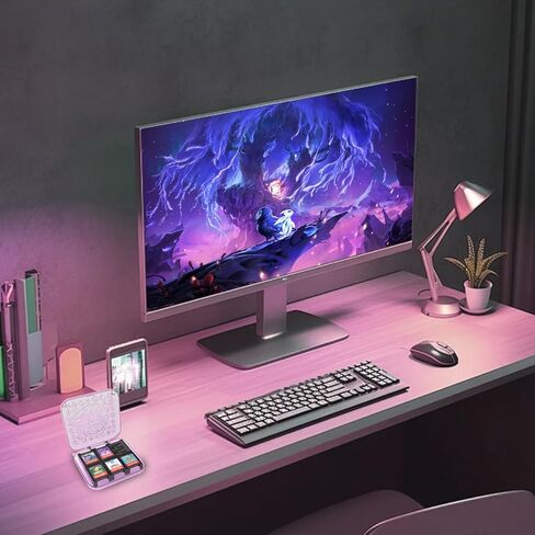 Switch Game Case for Nintendo Switch Game Card, Switch Games Holder, Portable Nintendo Games Card Case for Switch Game Storage Card with 12 Game Cartridge Card Slots and 2 Micro Sd Card Slots in Kuwait