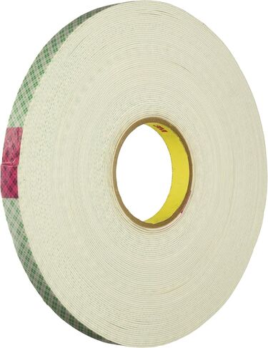 شريط إسفنجي يوريثان مطلي مزدوج 3M 4016، 1/4 بوصة × 36 ياردة، تركيب داخلي، ربط، وإرفاق in Saudi Arabia