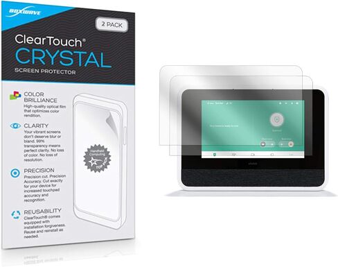 BoxWave Screen Protector Compatible with Vivint Smart Hub - ClearTouch Crystal (2-Pack), HD Film Skin - Shields from Scratches for Vivint Smart Hub in Saudi Arabia