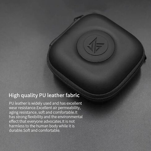 IEMs Earphone Case with Inside Net Soft Headphone Zipper Bag HiFi Cable Accessories Pouch for KZ ZS10 Pro ZSN ZST Protection Storage Portable Earbuds Carrying Box in Saudi Arabia
