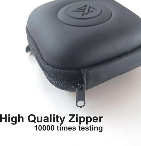 IEMs Earphone Case with Inside Net Soft Headphone Zipper Bag HiFi Cable Accessories Pouch for KZ ZS10 Pro ZSN ZST Protection Storage Portable Earbuds Carrying Box in Saudi Arabia