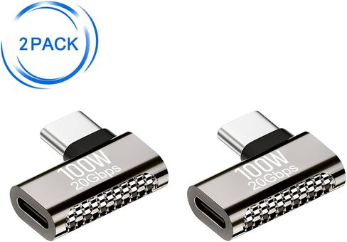 2Pack Straight USB C Male to Female Extender 20Gbps 100W in Kuwait