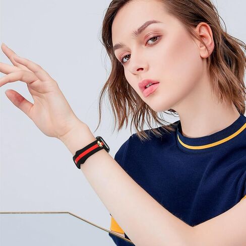 3 Pack Designer Sport Bands Compatible With Apple Watch Band 38mm 40mm 41mm 42mm 44mm 45mm 46mm 49mm Women Girls,Soft Silicone Sport Strap for iWatch Series 10 9 8 7 6 Ultra SE 5 4 3 2 1 in Saudi Arabia