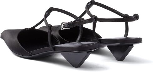 iadore Women Sexy Low Heel Sandals Ankle Straps Fashion Open Toe Satin Slip on Mules Summer Chic Strappy Dress Sandals Size 5-12 US in Saudi Arabia