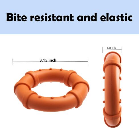 Dog Chew Toys for Aggressive Chewers Dog Chew Toys for Small Dogs Natural Rubber Puppy Teething Toys 2 pcs in Saudi Arabia