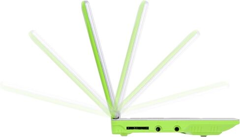 7 Inch Portable Mini Computer Laptop PC Netbook for Kids Android 12 Quad Core 32GB WiFi Built in Camera Netflix YouTube Flash Player (Green) in Kuwait