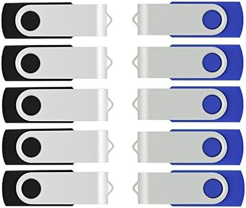 50 Pack 128MB USB Flash Drive 128MB Flash Drives USB 2.0 Blue/Black Half in Saudi Arabia