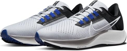Nike Air Zoom Pegasus 38 Mens Running Trainers CW7356 Sneakers Shoes (UK 9 US 10 EU 44, Thunder Blue Wolf Grey Black 400) in Saudi Arabia