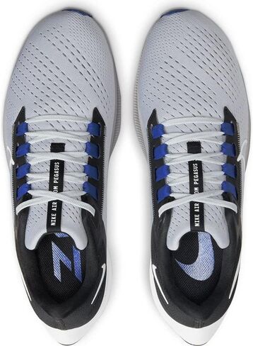 Nike Air Zoom Pegasus 38 Mens Running Trainers CW7356 Sneakers Shoes (UK 9 US 10 EU 44, Thunder Blue Wolf Grey Black 400) in Saudi Arabia