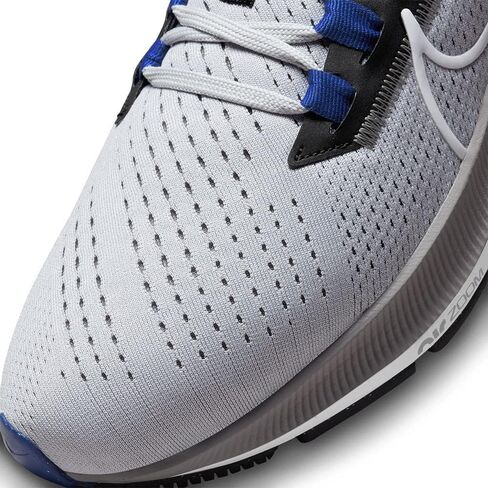 Nike Air Zoom Pegasus 38 Mens Running Trainers CW7356 Sneakers Shoes (UK 9 US 10 EU 44, Thunder Blue Wolf Grey Black 400) in Saudi Arabia