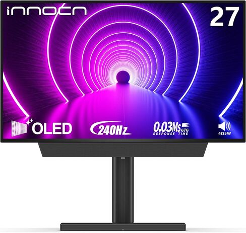 شاشة ألعاب الكمبيوتر INNOCN 32 بوصة Mini LED 4K 144 هرتز 3840 x 2160P 1ms IPS HDR1000 HDMI 2.1، 99% DCI-P3، اتصال USB من النوع C، حامل قابل للتعديل للارتفاع - أسود in Kuwait