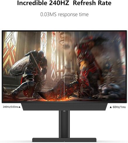 شاشة ألعاب الكمبيوتر INNOCN 32 بوصة Mini LED 4K 144 هرتز 3840 x 2160P 1ms IPS HDR1000 HDMI 2.1، 99% DCI-P3، اتصال USB من النوع C، حامل قابل للتعديل للارتفاع - أسود in Kuwait